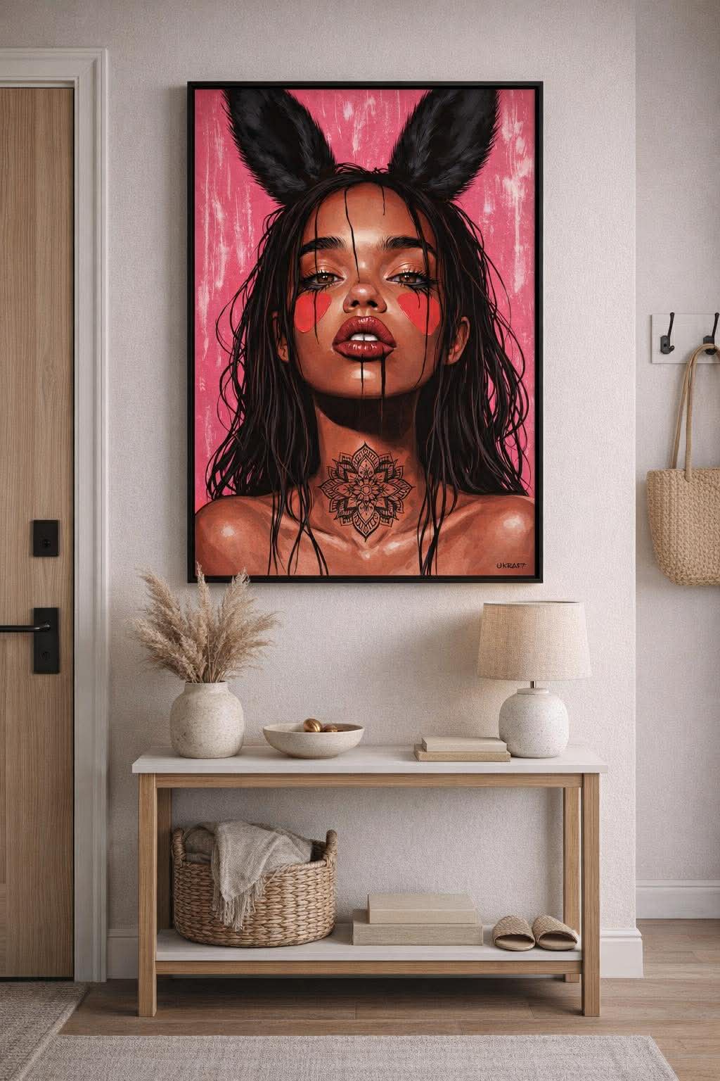 Retrato Chica coneja