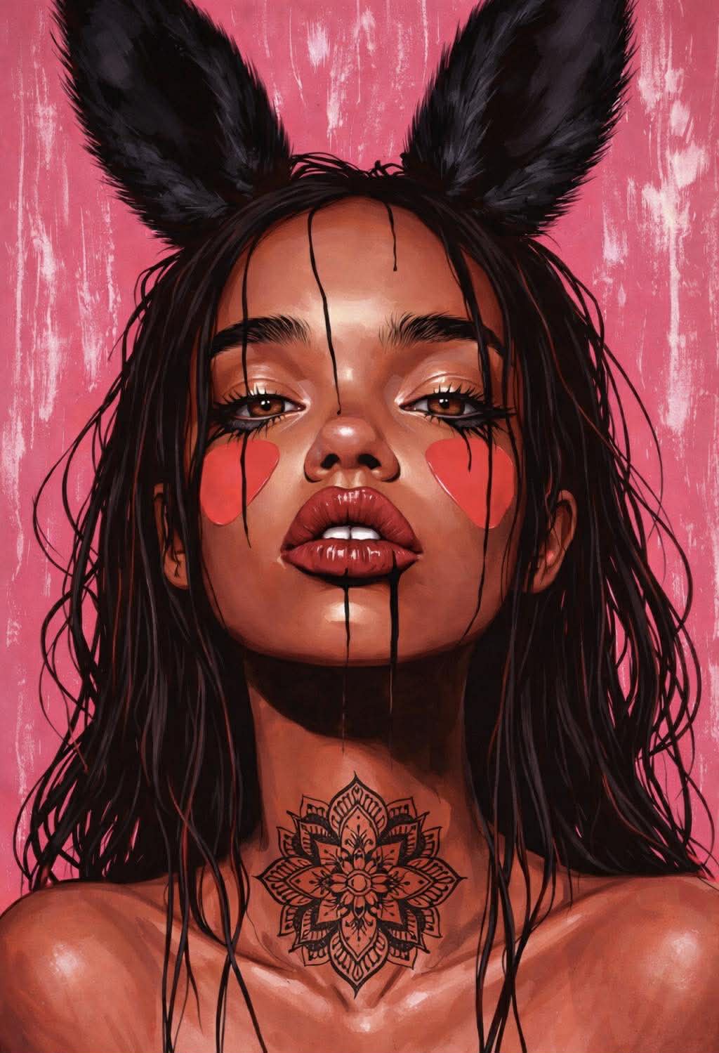 Retrato Chica coneja