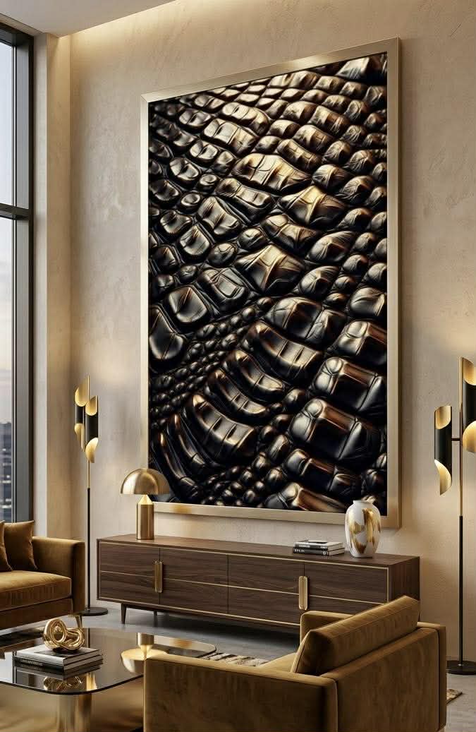Arte piel cocodrilo