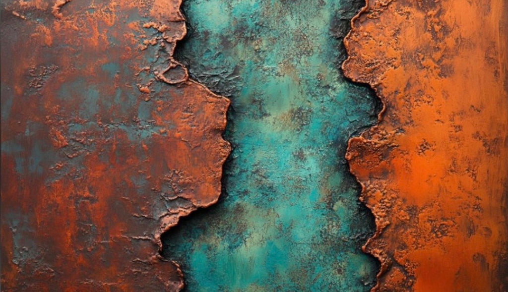 Cuadro abstracto colores vibrantes