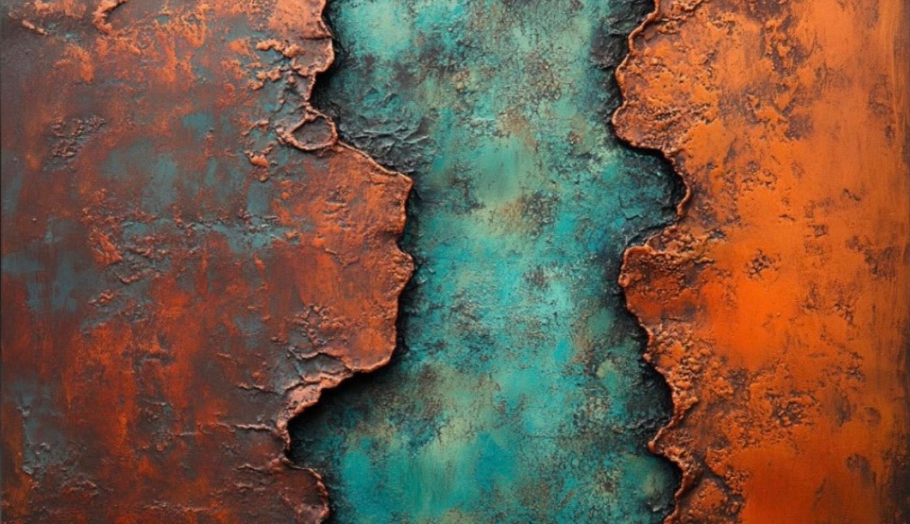 Cuadro abstracto colores vibrantes