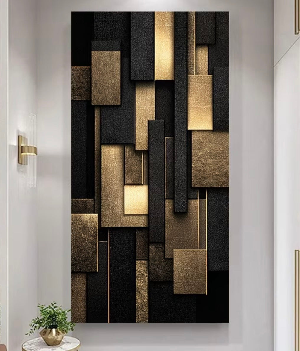 Arte abstracto con colores vibrantes