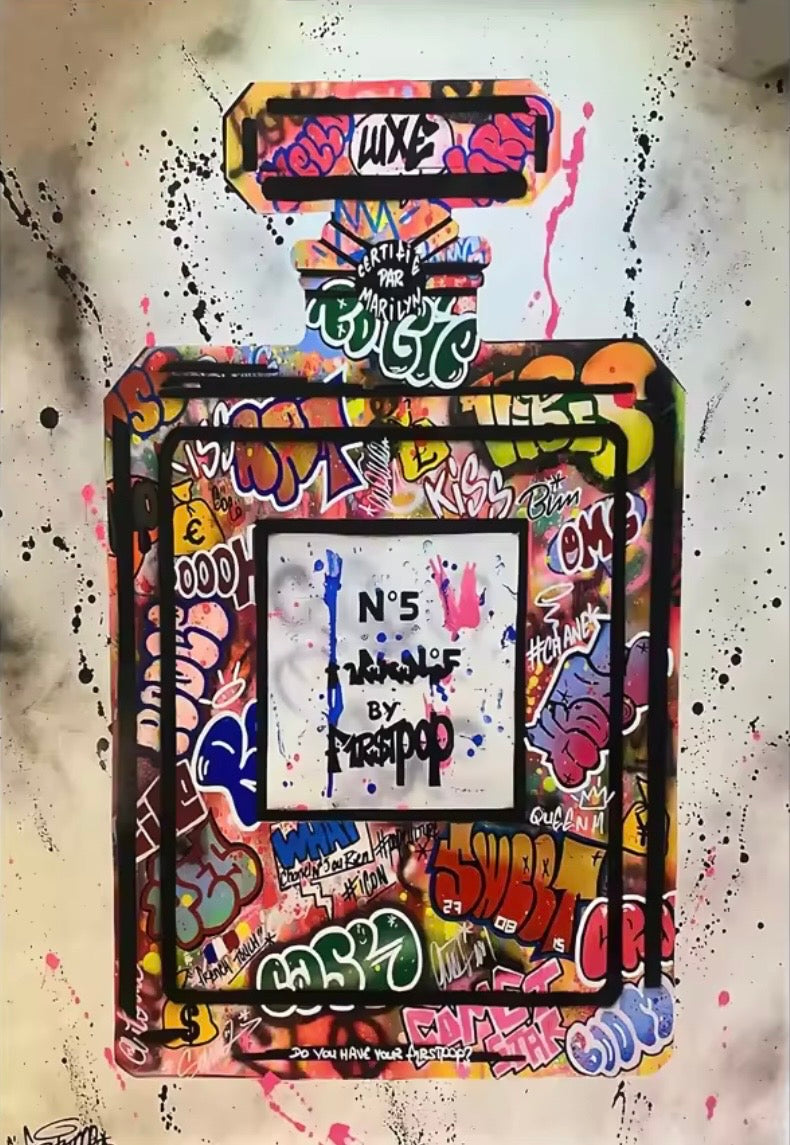 Arte urbano Perfume N5