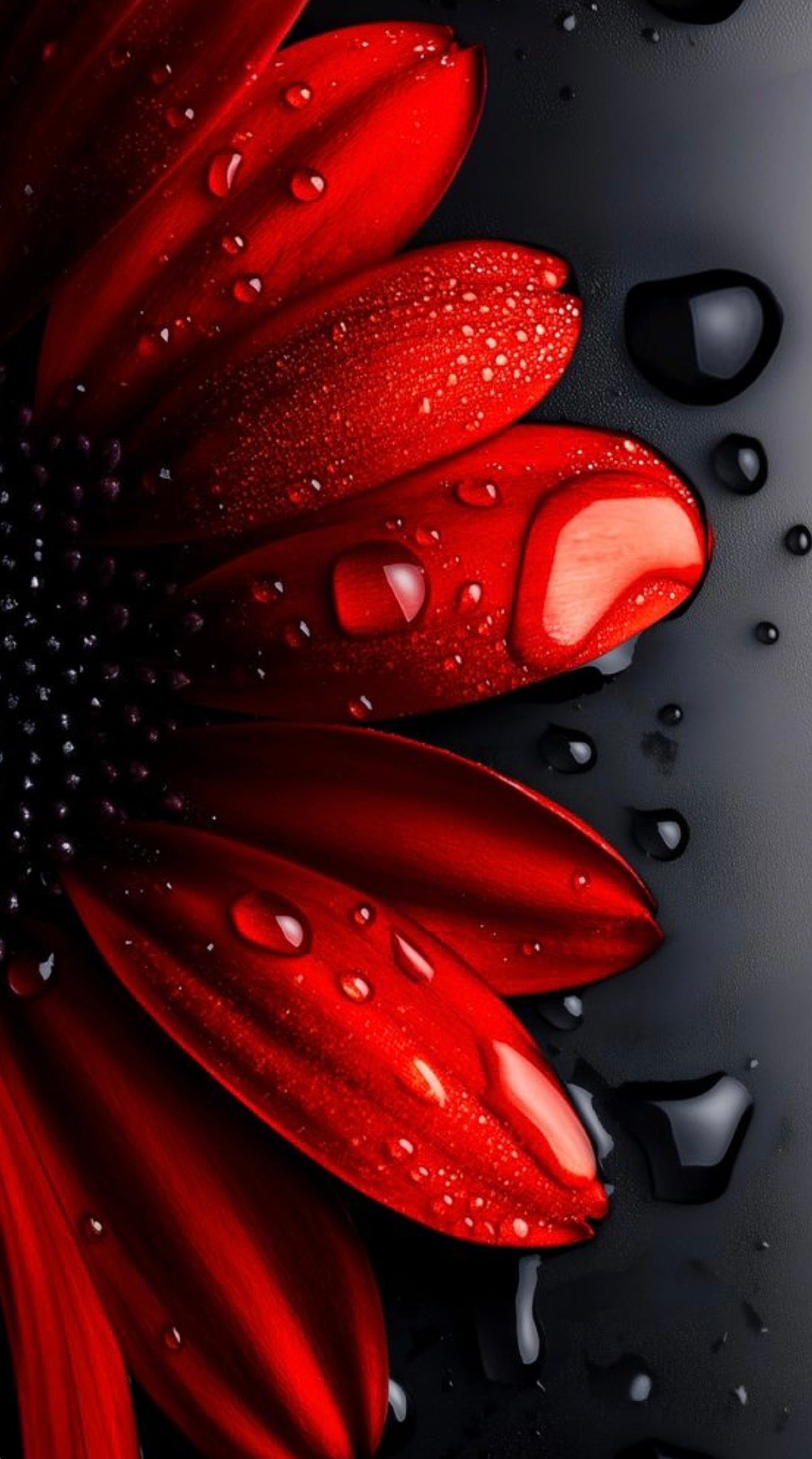 Arte natural Flor roja