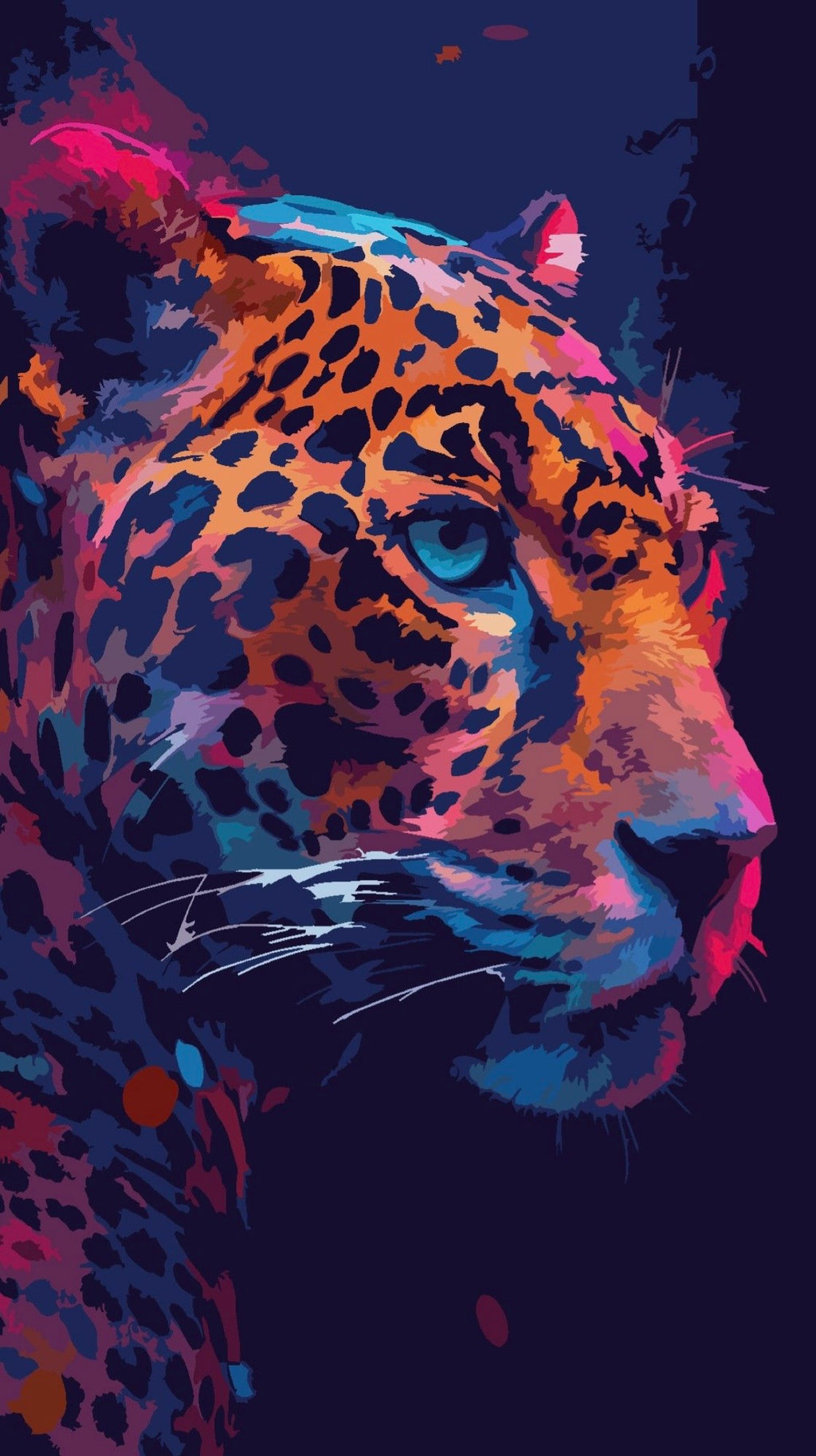 Arte Leopardo colores