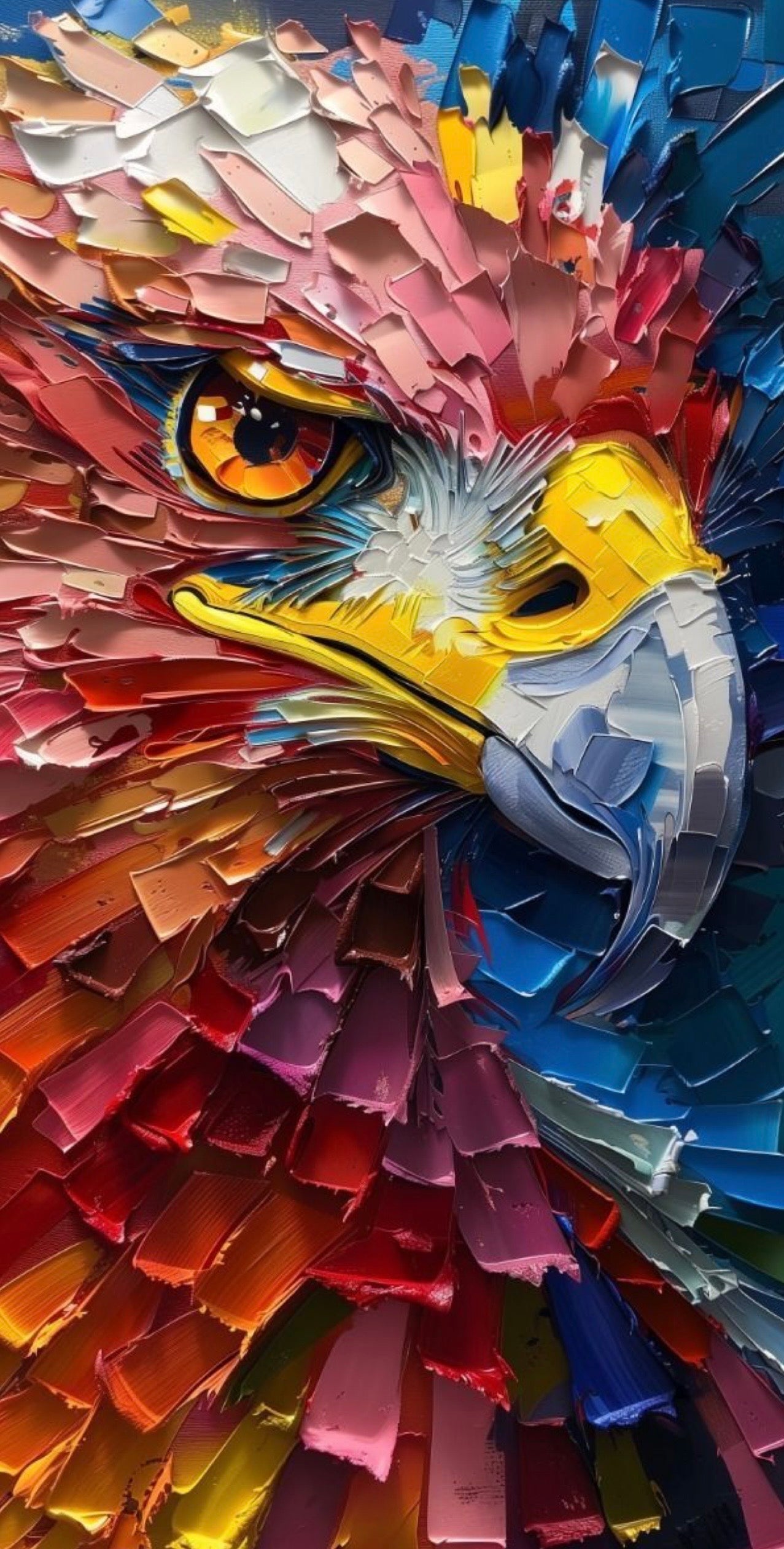 Arte águila colores