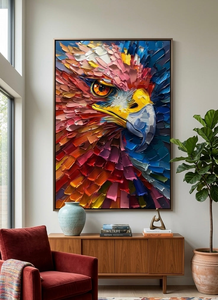 Arte águila colores