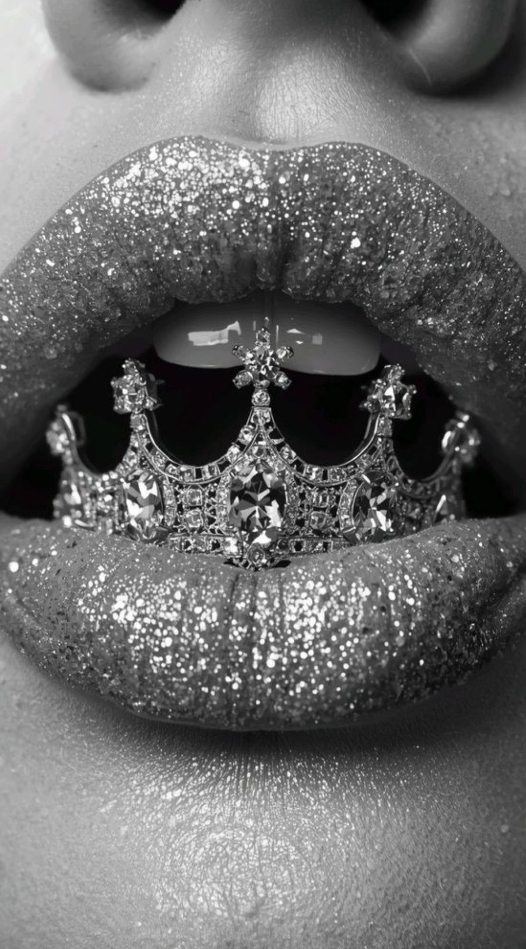 Arte labios corona
