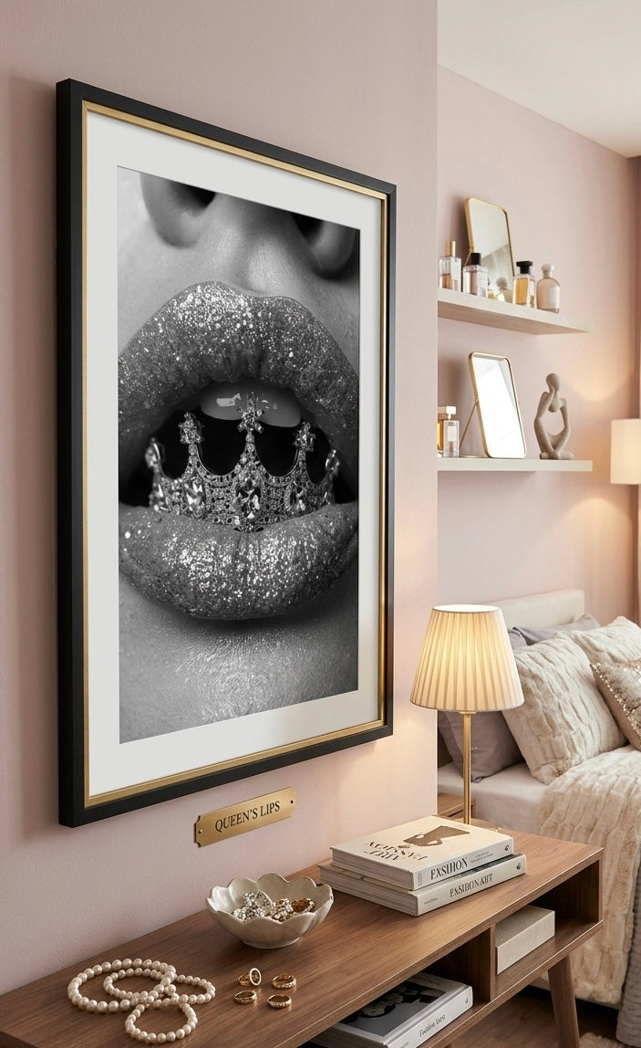Arte labios corona