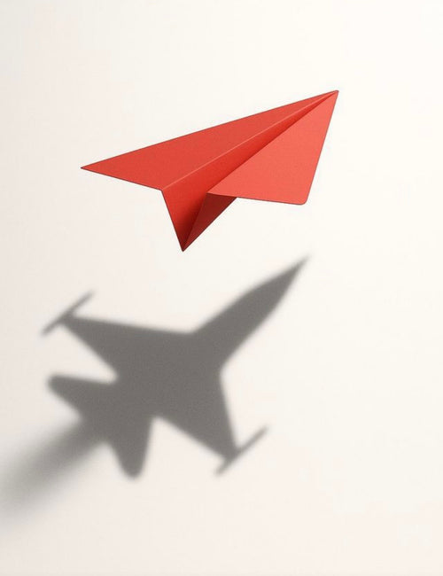 Arte avion papel
