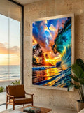 Arte ola sunset