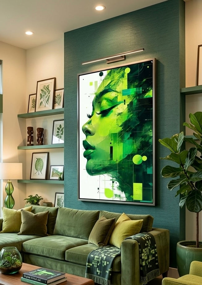 Arte cara verdes