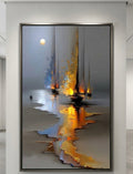 Arte abstracto veleros