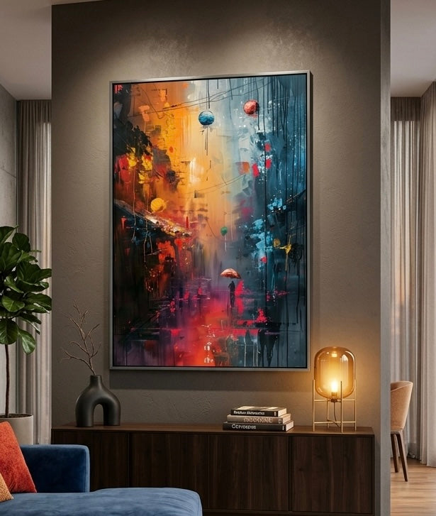 Arte ciudad abstracta