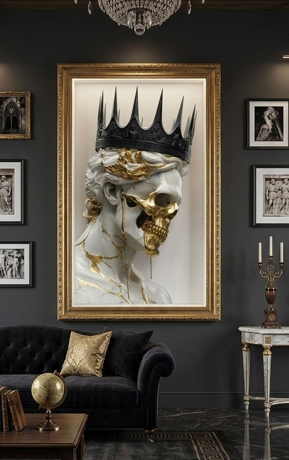 Arte escultura rey