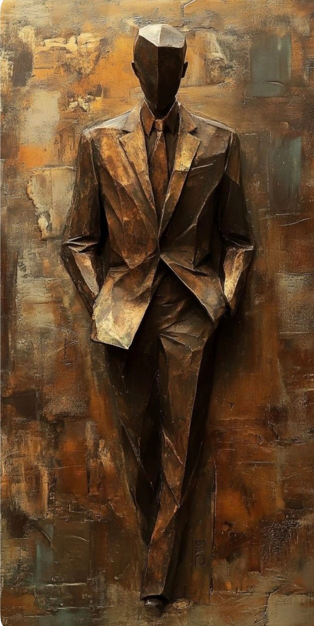 Arte hombre bronce