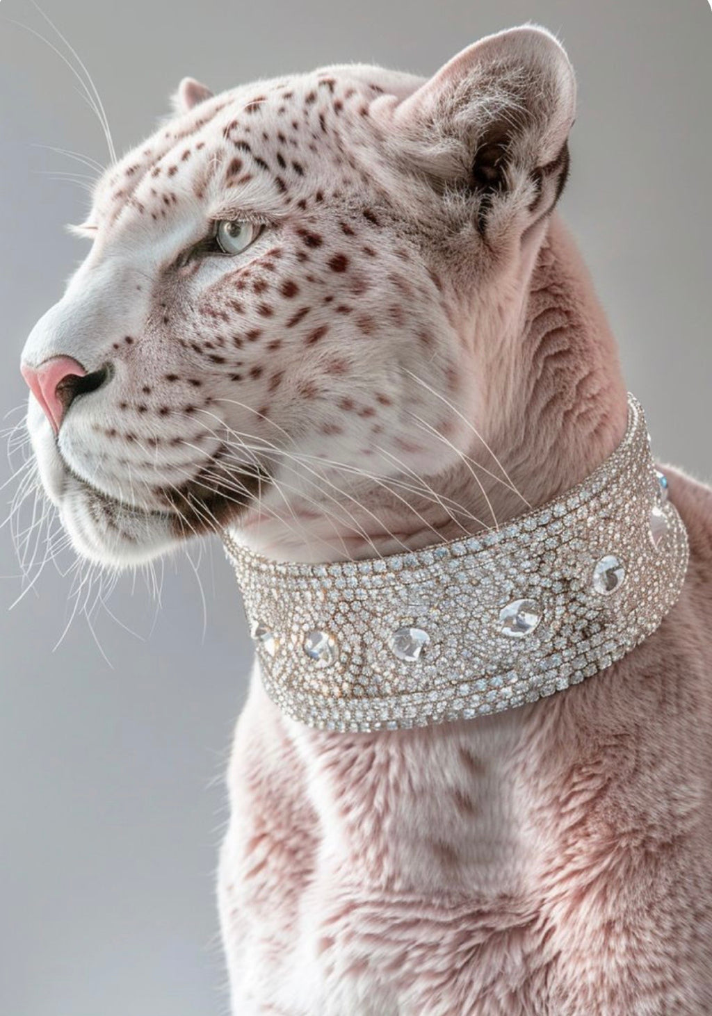 Arte leopardo elegante