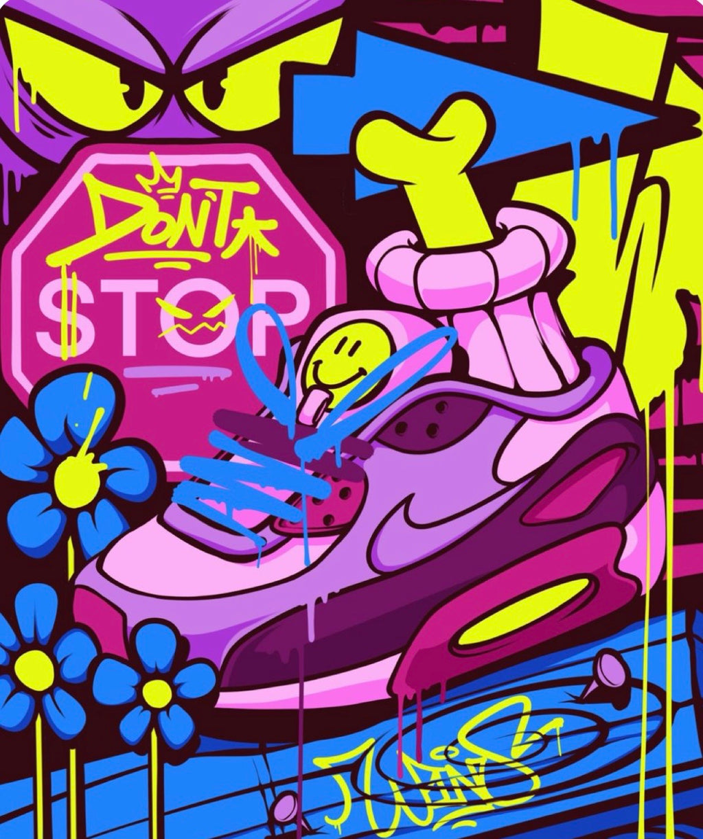 Arte Zapatillas grafiti