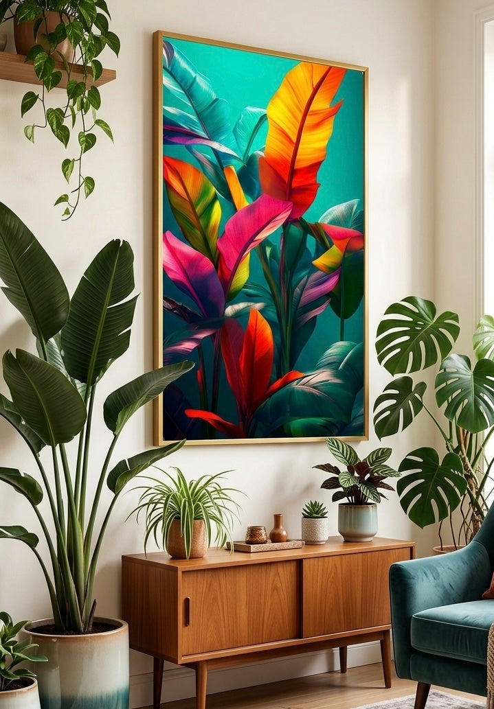 Arte hojas de colores