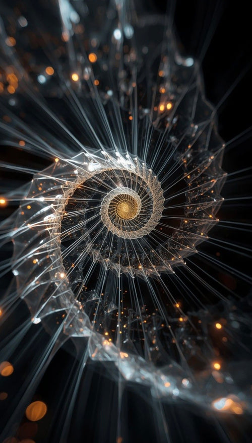 Arte abstracto fibonacci