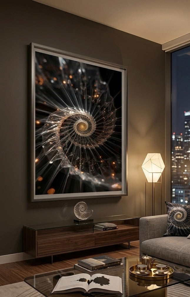Arte abstracto fibonacci