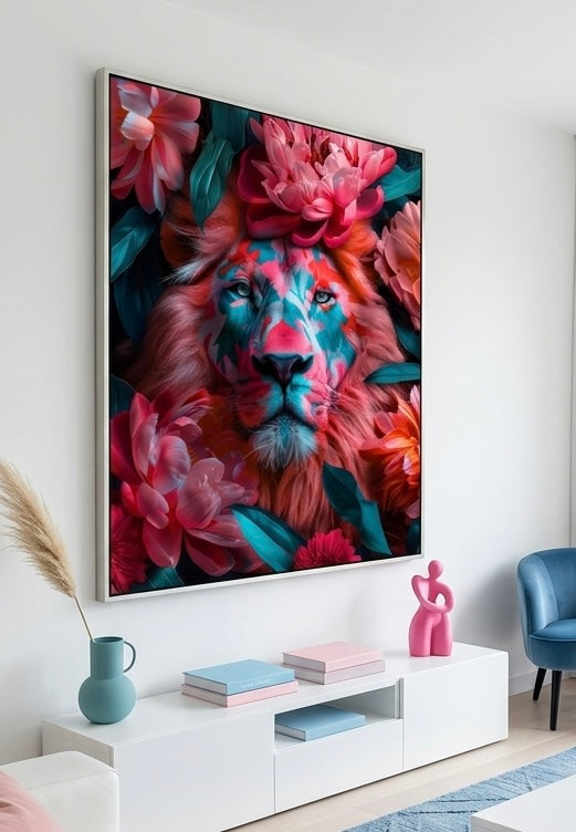 Arte leon floral