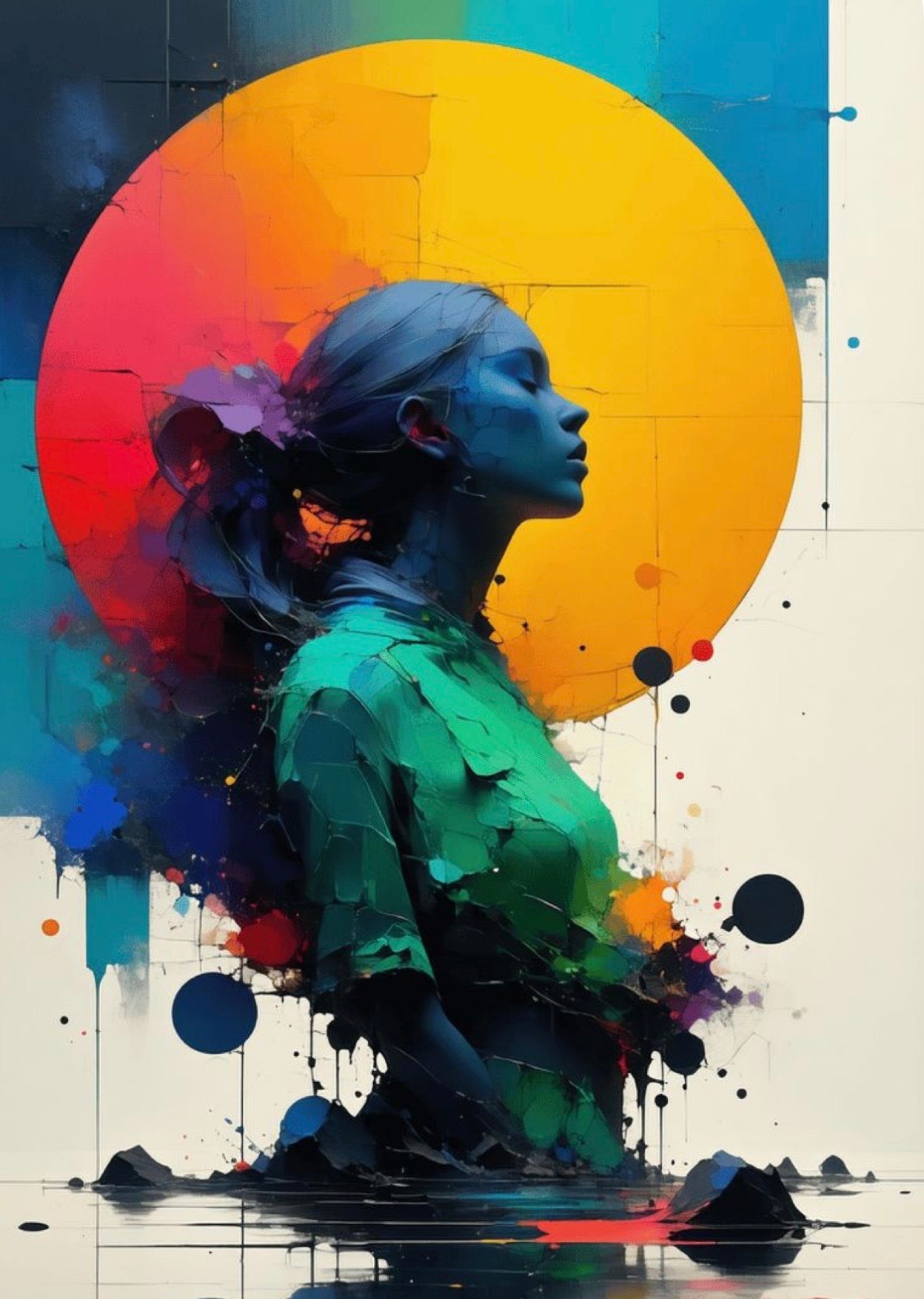 Arte retrato mujer