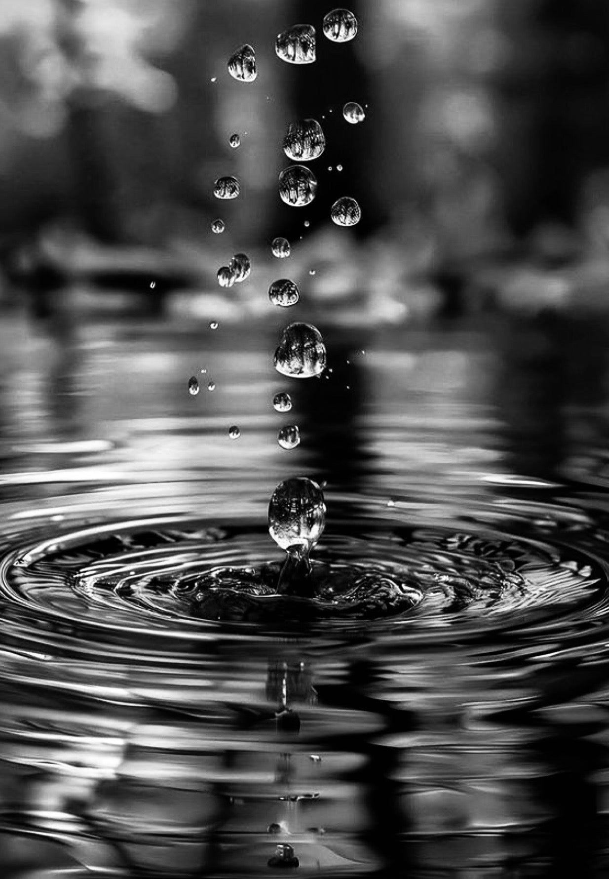 Arte gotas de agua