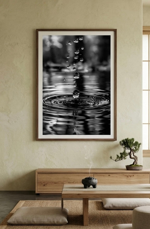 Arte gotas de agua