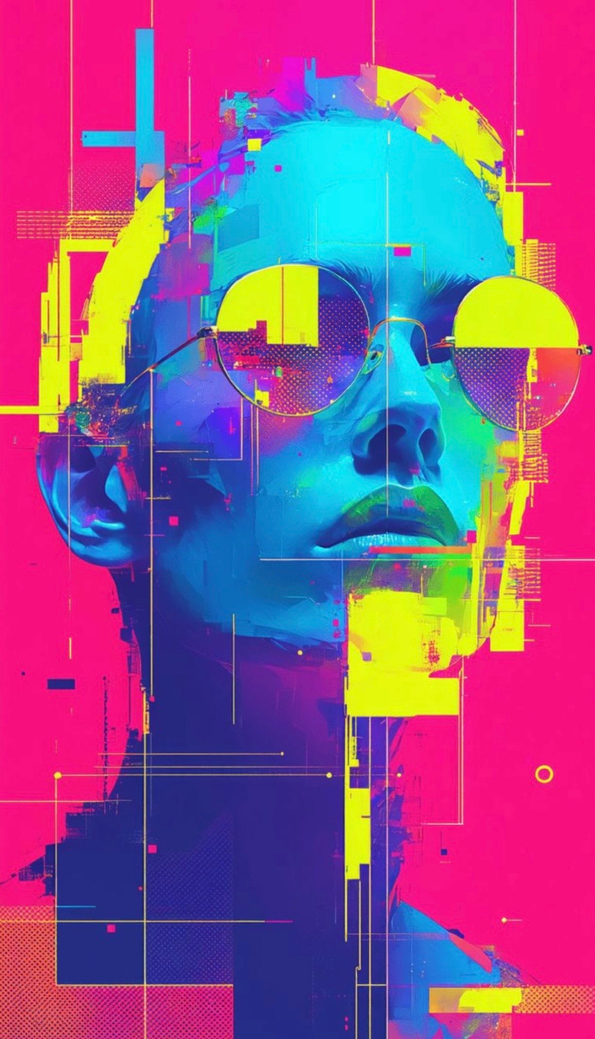 Arte retrato colores