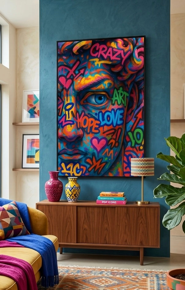 Arte cara grafiti