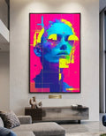 Arte retrato colores
